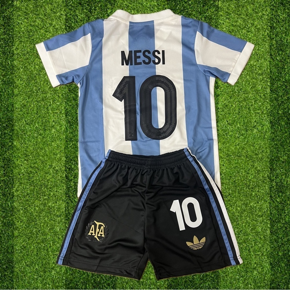 New Lionel Messi Argentina 50th Anniversary kids Set